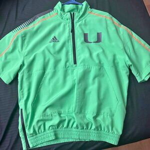 Miami Hurricanes jacket Mens adidas